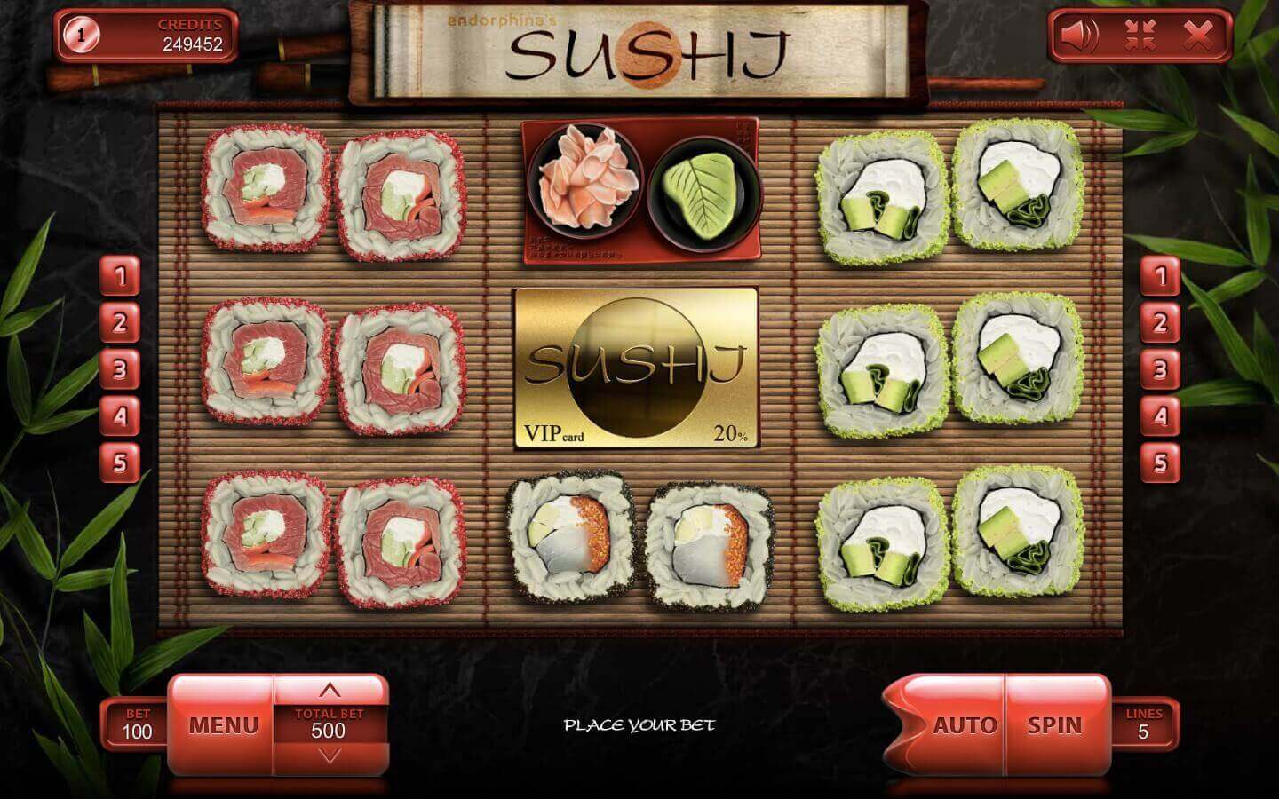 Sushi Mängu protsess