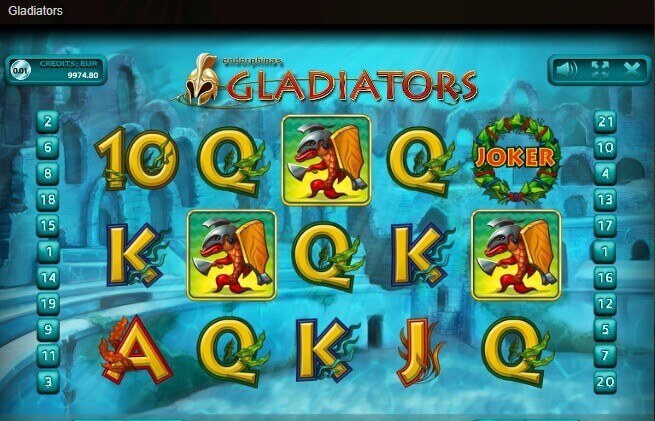 Gladiators Mängu protsess